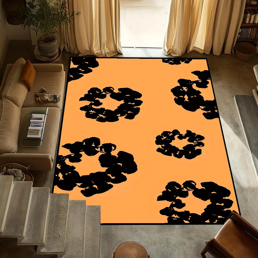 Navak Carpet small T-Tears carpet Anti-Slip Kitchen Bedroom fashion D-Denim Handmade Tufted Rug Luxury Living Room Entrance Decoration