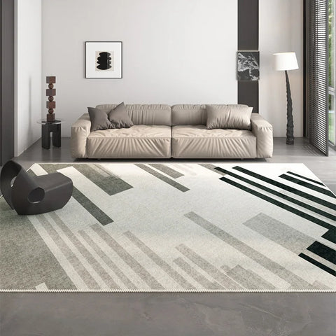 Navak Carpet Nordic Style Carpets for Living Room Washable Bedroom Decor Geometric Pattern Carpet Luxury Lounge Rug Home Large Area Floor Mat