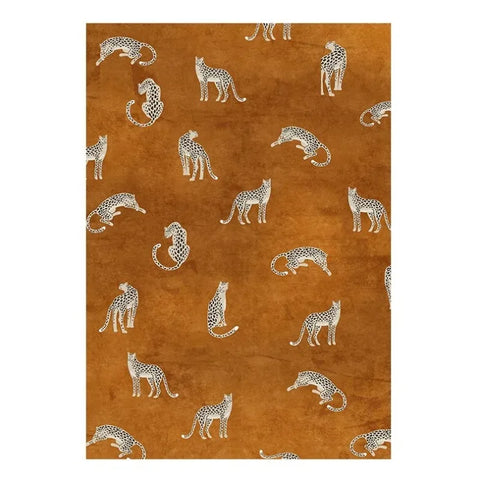 Navak Carpet Modern Nordic Living Room Carpet Artistic Leopard Print Rug Home Decoration Comfortable Soft Bedroom Bedside Non-slip Floor Mat