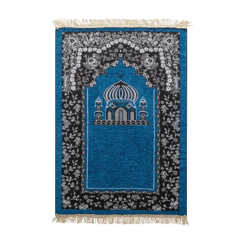 Navak Carpet Women Men Muslim Prayer Rug Worship Kneel Printed Floor Mat Protable Travel Prayer Rugs Ramadan Gift Soft Islamic Prayer Rug
