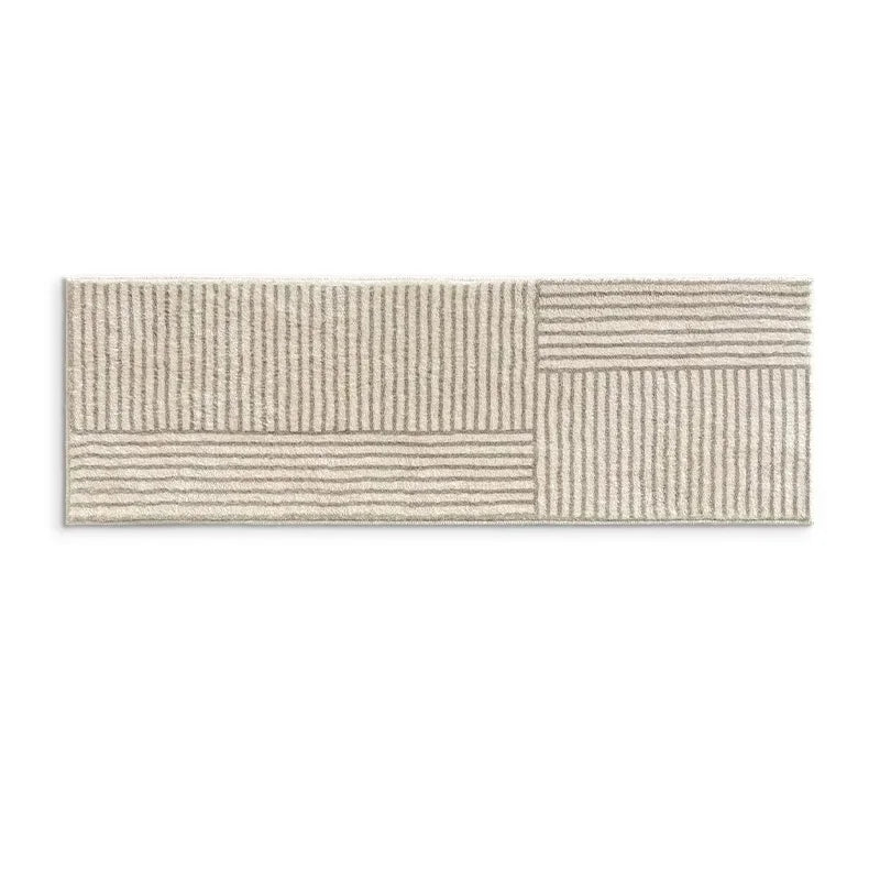 Navak Carpet Bedroom Carpet Bedside Long Floor Mat Soft Fluffy Comfortable Foot Mats Japanese Minimalist Home Decoration Rug for Living Room