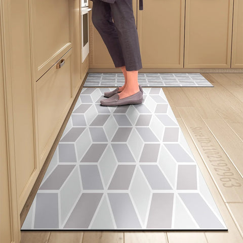 Navak Carpet Kitchen Mat Absorbent Printed Kitchen Rugs Non-slip Area Mat Hallway Long Carpets for Living Room Bedroom Entrance Doormat Bath