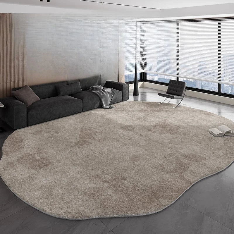 Navak Carpet Irregular Shapes Carpets for Living Room Fluffy Soft Lounge Floor Mat HomeThick Plush Rug Large Area Bedroom Decor Grey Carpet