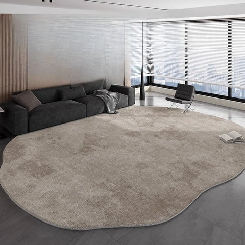 Navak Carpet Irregular Shapes Carpets for Living Room Fluffy Soft Lounge Floor Mat HomeThick Plush Rug Large Area Bedroom Decor Grey Carpet
