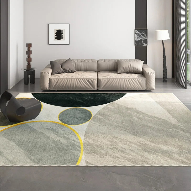 Navak Carpet Nordic Style Carpets for Living Room Washable Bedroom Decor Geometric Pattern Carpet Luxury Lounge Rug Home Large Area Floor Mat