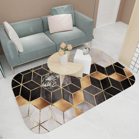 Navak Carpet Geometry Long Rugs Nordic Style Home Doormat Bathroom-Toilet Mats Bedroom Modern Home Decor
