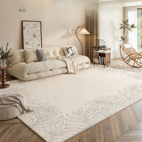 Navak Carpet Cream Style Rugs for Bedroom Large Area Living Room Decoration Non-slip Carpet Thickend Plush Lounge Rug Fluffy Soft Bedside Rug