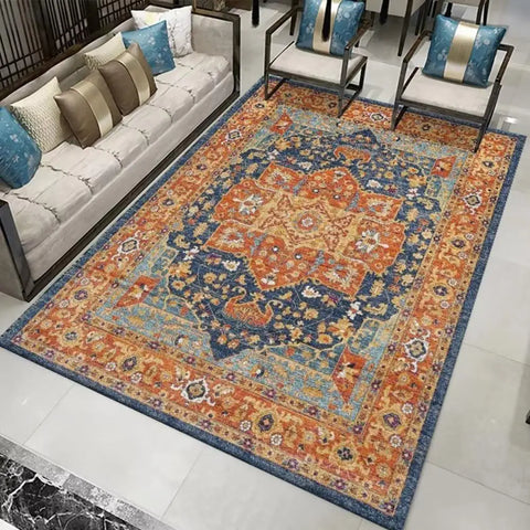 Navak Carpet Exclusive Picks Nordic Large Carpet Living Room Retro Style Bedroom Floor Mat Moroccan Home Decor Sofa Tea Table Large Area Carpet