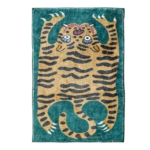 Navak Carpet Exclusive Picks Cartoon Leopard Carpet For Cooling And Warmth, Home Decoration, Bedroom Plush Floor Mat, Living Room Rest Area Floor Mat