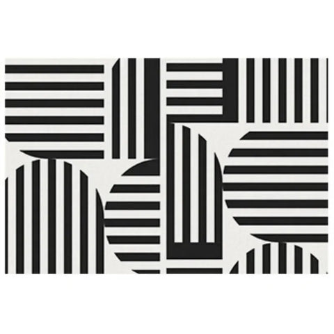 Navak Carpet Light Luxury Rugs for Bedroom Black White Plaid Living Room Decoration Carpet Fluffy Soft Study Rug Home Thicken Plush Floor Mat
