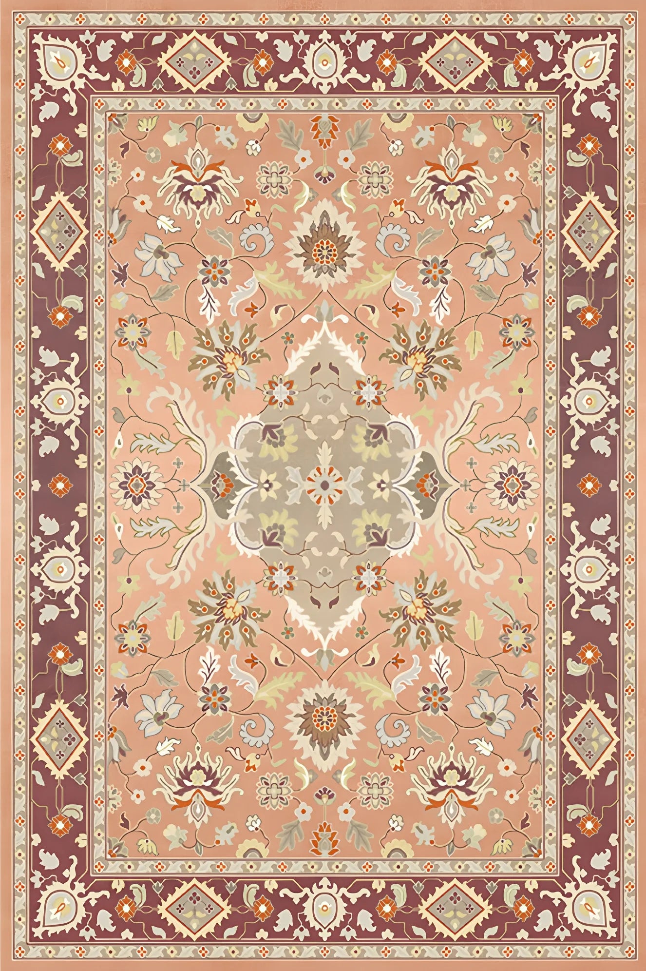 Navak Carpet Retro Turkish Persian Ethnic Carpet Morocco Rug Living Room Bedside Bedroom Rug Kitchen Dining Table Floor Mat Hallway Doormat