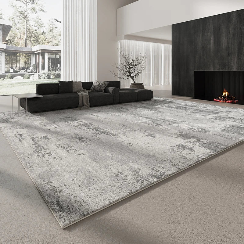Navak Carpet Italian Minimalist Carpets for Living Room Light Luxury Bedroom Decor Plush Carpet Fluffy Soft Grey Area Rug Home Thickened Mat