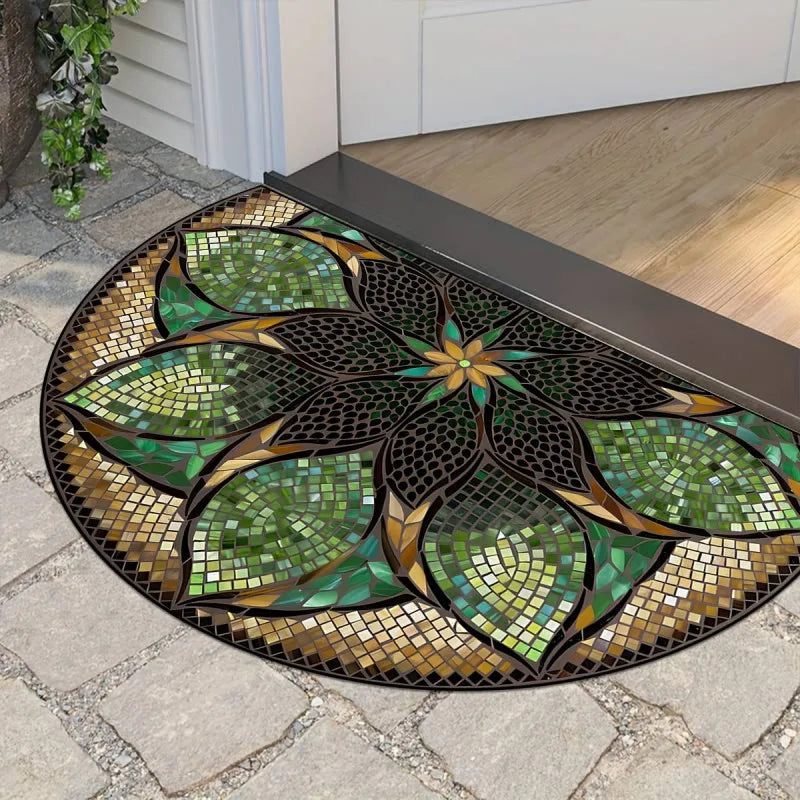 Navak Carpet Exclusive Picks Simple Checkered Brick Pattern Crystal Velvet Carpet Anti-slip Bedroom Living Room Wear-resistant Floor Mat Home Decor