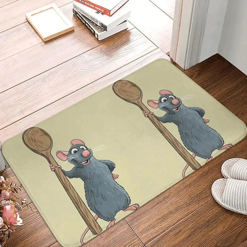 Navak Carpet MINOSO Remy The Little Chef From Ratatouille Doormat Rug Carpet Mat Footpad Polyester  Room Corridor Kitchen Bedroom