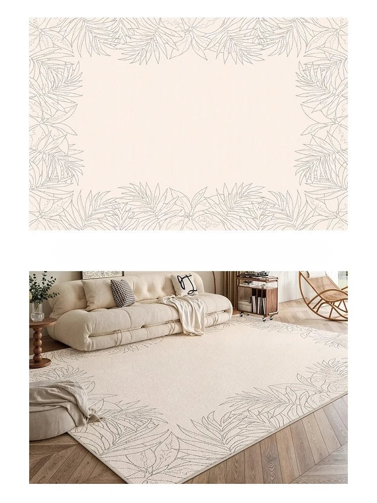 Navak Carpet Cream Style Rugs for Bedroom Large Area Living Room Decoration Non-slip Carpet Thickend Plush Lounge Rug Fluffy Soft Bedside Rug