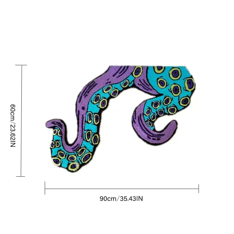 Navak Carpet Exclusive Picks Home Living Room Entrance Mat Octopus Home Bedroom Decoration Living Room Bathroom Kitchen Floor Mat Anti-Slip Foot Mat