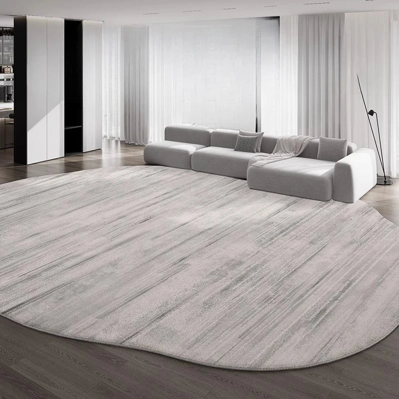 Navak Carpet Irregular Shapes Carpets for Living Room Fluffy Soft Lounge Floor Mat HomeThick Plush Rug Large Area Bedroom Decor Grey Carpet
