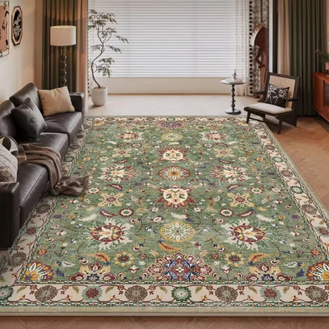 Navak Carpet American Retro Style Rugs for Bedroom Large Area Living Room Decoration Plush Carpet Anti-slip Lounge Floor Mat Fluffy Soft Rug