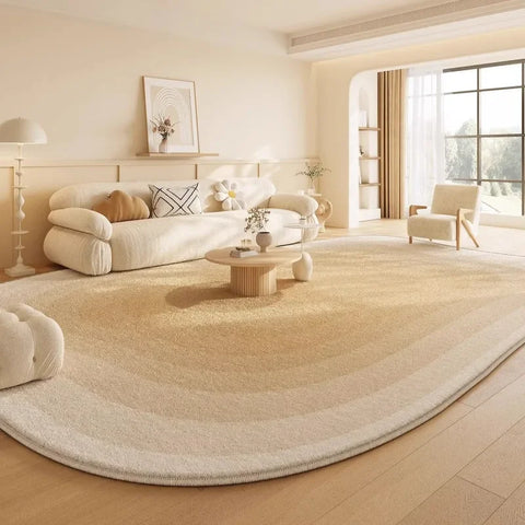 Navak Carpet Irregular Gradient Decorate Living Room Carpet Simple Art Bedroom Soft Floor Mat Home Cloakroom Coffee Table Rug Ковер Tapis 러그