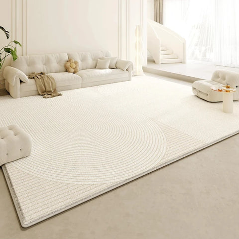 Navak Carpet Large Area Rugs for Bedroom Cream Style Living Room Decoration Plush Carpet Home Fluffy Soft Rug Thick Anti-slip Study Floor Mat
