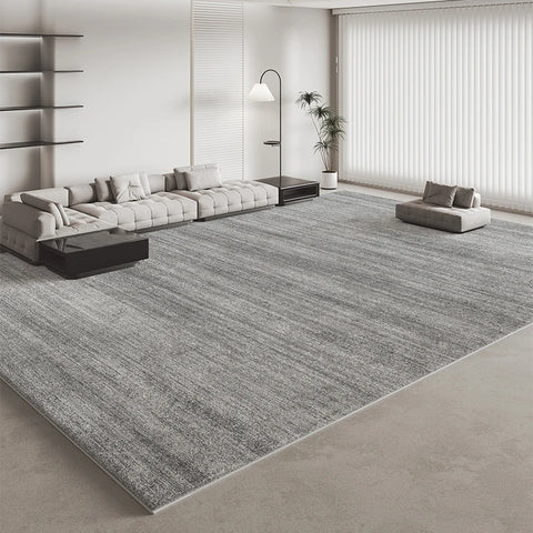 Navak Carpet Italian Minimalist Carpets for Living Room Light Luxury Bedroom Decor Plush Carpet Fluffy Soft Grey Area Rug Home Thickened Mat