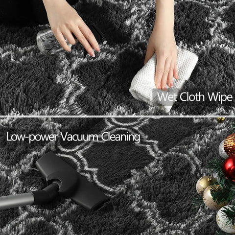 Navak Carpet Large Shag Area Rugs for Bedroom Super Soft Plush Fluffy Carpets Living Room Rug Non-Slip Indoor Floor Rug for Kids Nursery Girl