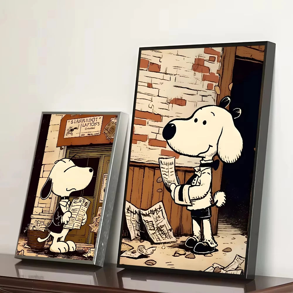 Navak Carpet Daily Picks Retro Classic S-Snoopy Dog Poster Stickers Art Wall Murals Decor Game Room Decor Gifts Painting