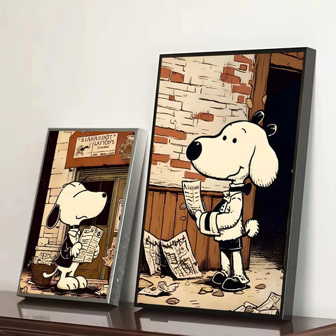 Navak Carpet Daily Picks Retro Classic S-Snoopy Dog Poster Stickers Art Wall Murals Decor Game Room Decor Gifts Painting
