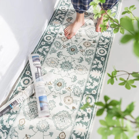 Navak Carpet Runner Rug For Bedroom Bedside Floor Mats Long Corridor Carpet Hallway Rugs Foldable Machine Washable Mat 카펫 Tapis De Chambre