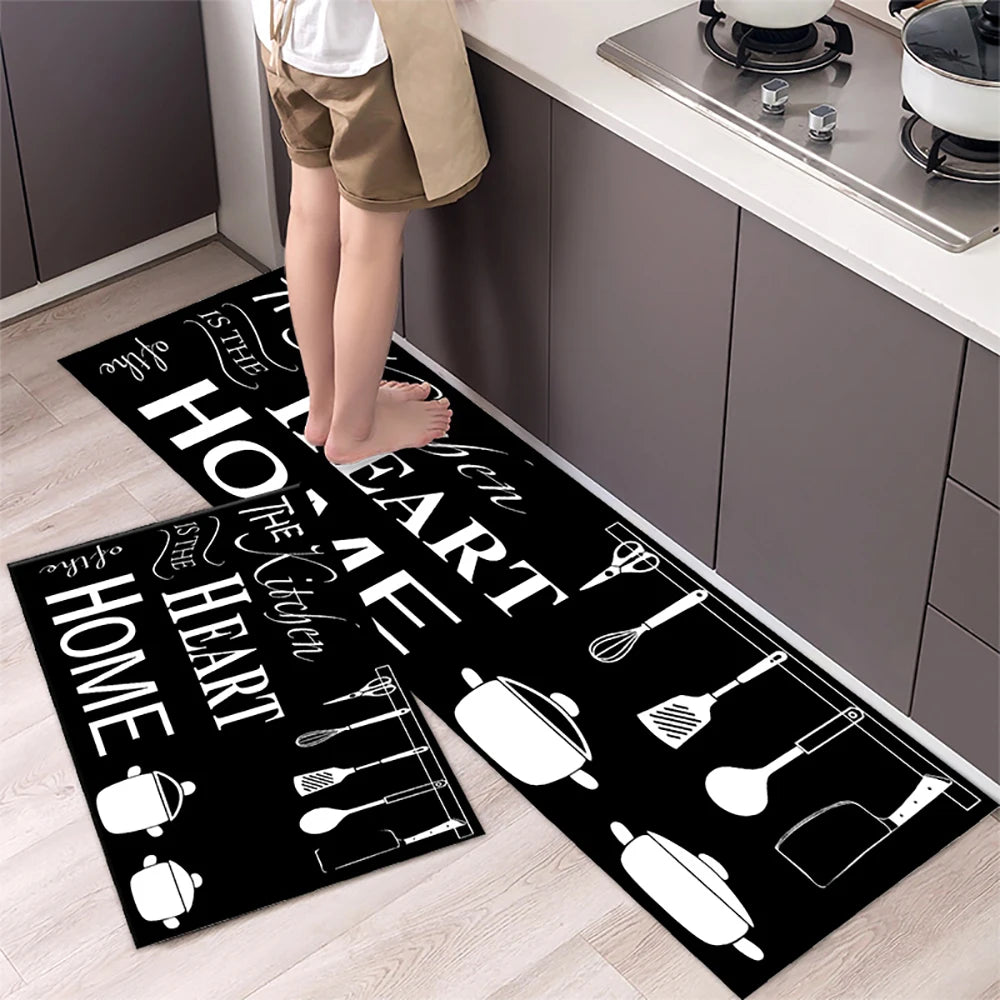 Navak Carpet Non-slip Kitchen Mat Long Rugs Crystal Velvet Carpet for Living Room Absorbent Foot Mats Bedroom Doormat Alfombra Small Rugs