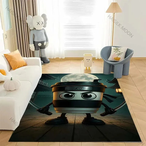 Navak Carpet Daily Picks Creates Virtual Creatures Italian Brainrot Cartoon Carpet Living Room Bedroom Bedside Bathroom Floor Mat Home Rug Gift