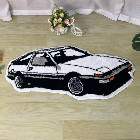 Navak Carpet Fashion Racing Car Rugs Soft Tufting Sports Car Carpet Living Room Bedroom Home Decor Non-slip Floor Mat Bedside Pad Dropship