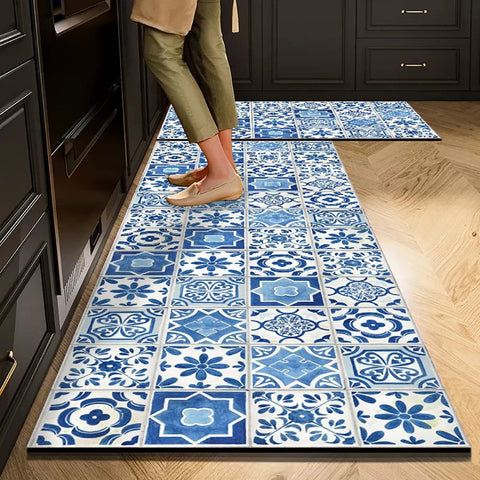 Navak Carpet Non-slip Kitchen Mat Long Rugs Crystal Velvet Carpet for Living Room Absorbent Foot Mats Bedroom Doormat Alfombra Small Rugs