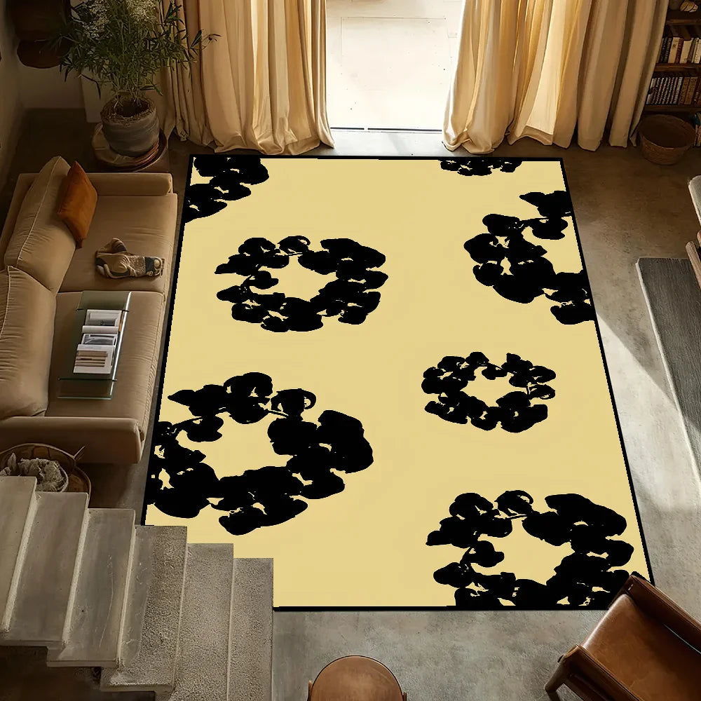 Navak Carpet small T-Tears carpet Anti-Slip Kitchen Bedroom fashion D-Denim Handmade Tufted Rug Luxury Living Room Entrance Decoration