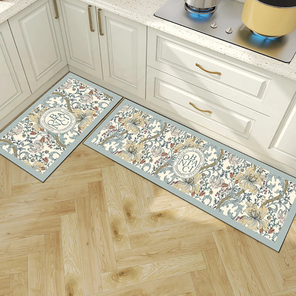 Navak Carpet Absorbent Kitchen Rug Non-slip Floor Mat Absorb Oil Kitchen Long Area Rug Bedroom Carpet Entrance Doormat Home Decor Room Tapis