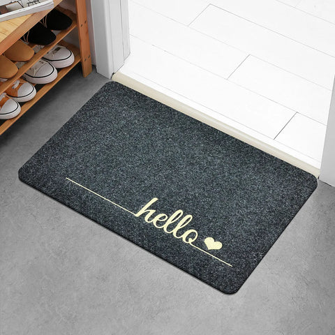 Navak Carpet Entrance mat, entrance mat, entrance mat, toilet, water absorbent mat, bathroom, non-slip, household, bedroom door, dirt, embroi