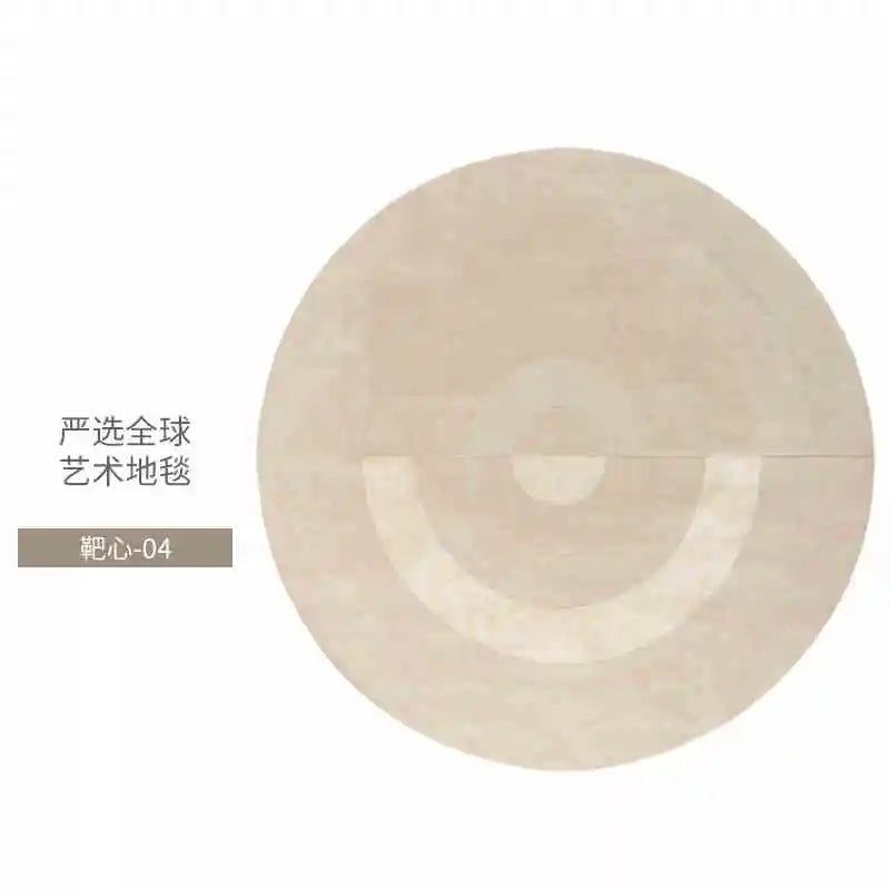 Navak Carpet Nordic Style Rugs for Bedroom Light Luxury Living Room Decoration Round Carpet Home Fluffy Soft Rug Thick Plush Lounge Floor Mat