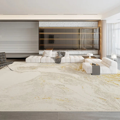 Navak Carpet Large Area Bedroom Decor Anti-slip Carpet Cream Style Carpets for Living Room Fluffy Soft Lounge Floor Mat Home Thick Plush Rug