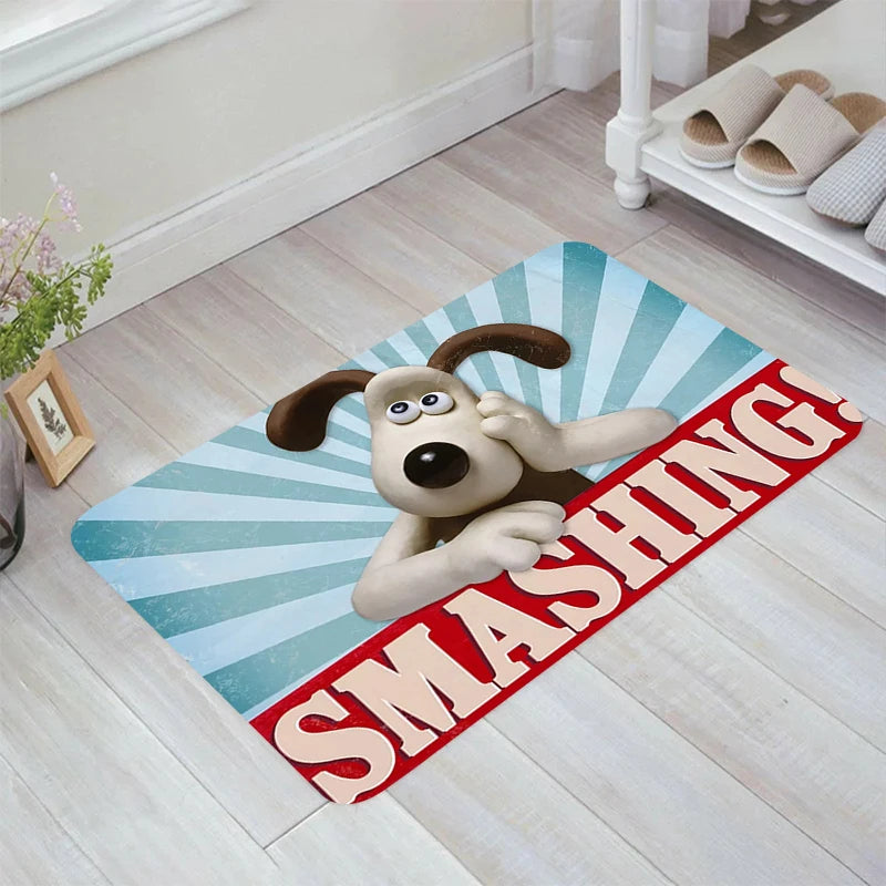 Navak Carpet A-Wallace and A-Gromit Floor Mat Carpets Kitchen Rug Home Doormat Entrance Door Balcony Rugs Room Mats Foot Carpet Bathroom Bath