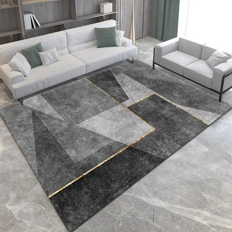 Navak Carpet Exclusive Picks Nordic Geometric Crystal Velvet Carpet Living Room Sofa Coffee Table Carpet Home Decor Bedroom Kitchen Lounge Carpet