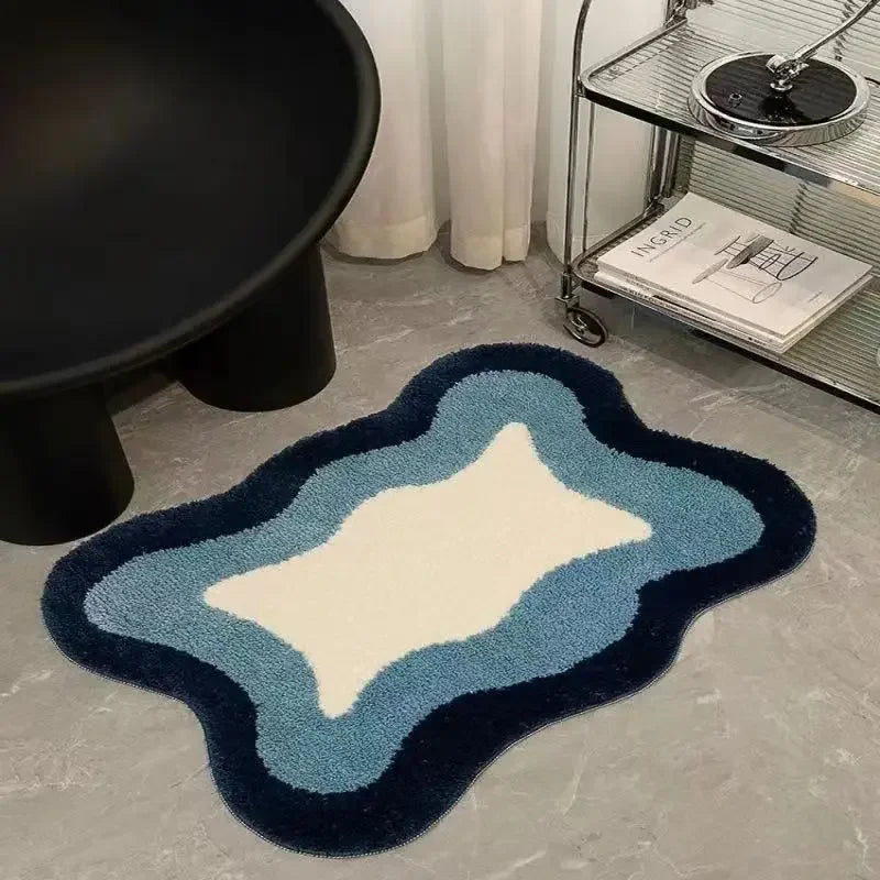 Navak Carpet Ins Style Bath Floor Mats Non Slip Stain-resistant Carpets Living Room Bedroom Rugs Absorbent Cashmere Mats