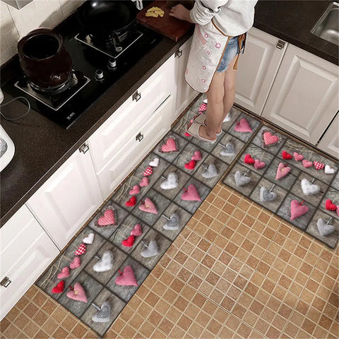 Navak Carpet Kitchen Rug Durable Home Entrance Doormat High-end Kitchen Mats for Floor Waterproof House Hold Washable Non-slip Large Carpet