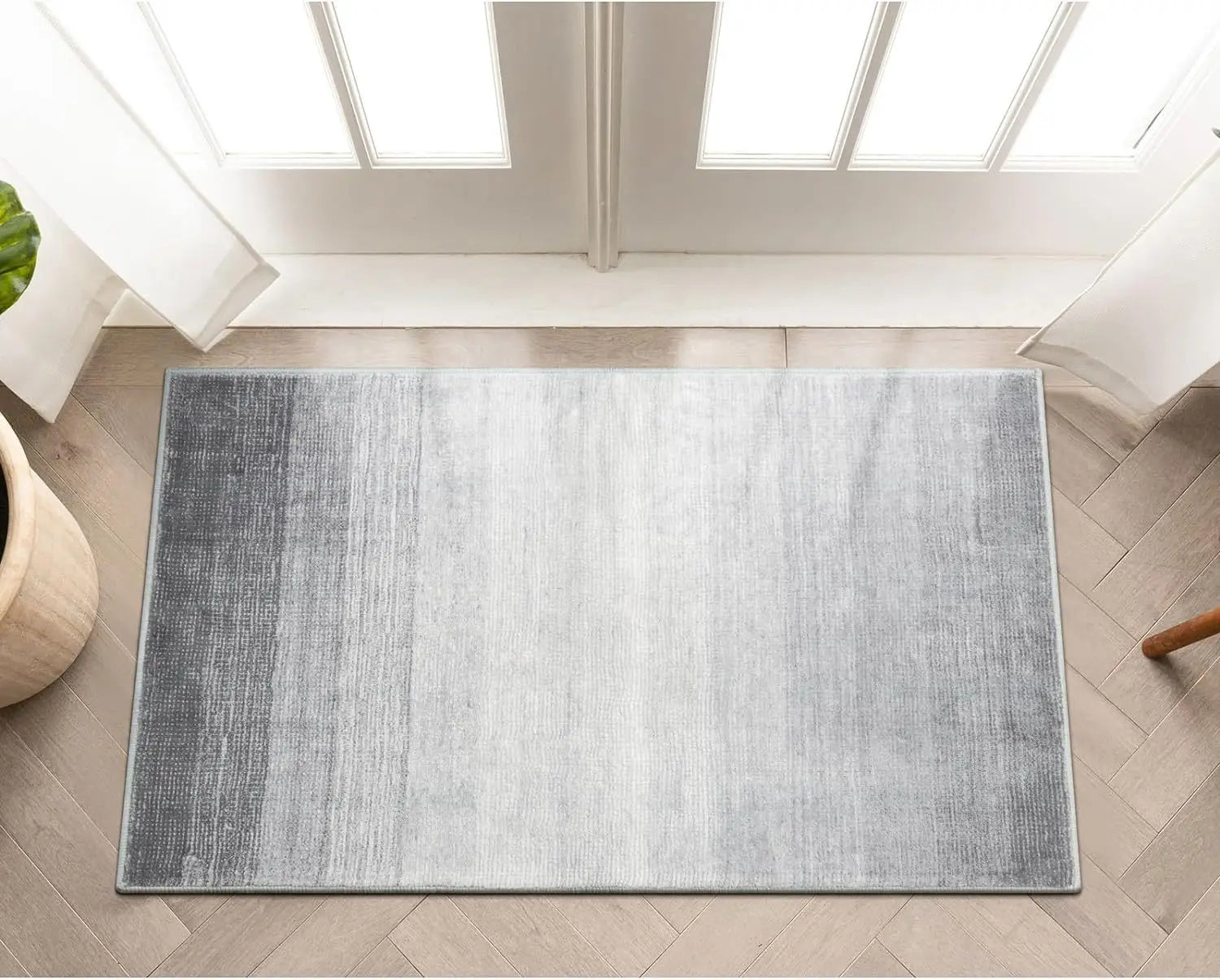 Navak Carpet Exclusive Picks 1PC Modern Gradient Crystal Velvet Carpet Cute Girl Room Decoration Blanket Non-Slip Entrance Doormat Home Decoration