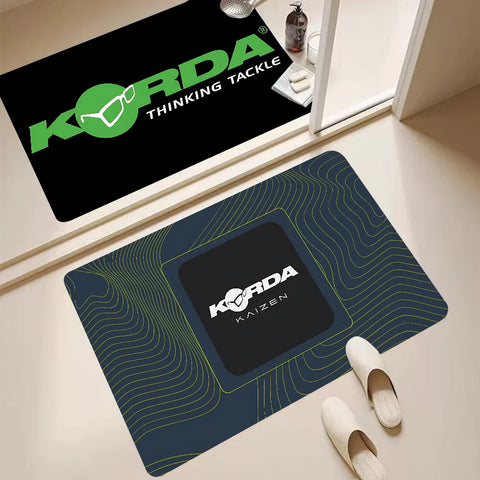 Navak Carpet K-Korda Fishing Logo Floor Mat Kids Room Bedroom Decoration Balcony Anti-Slip Doormat Living Room Welcome Rug