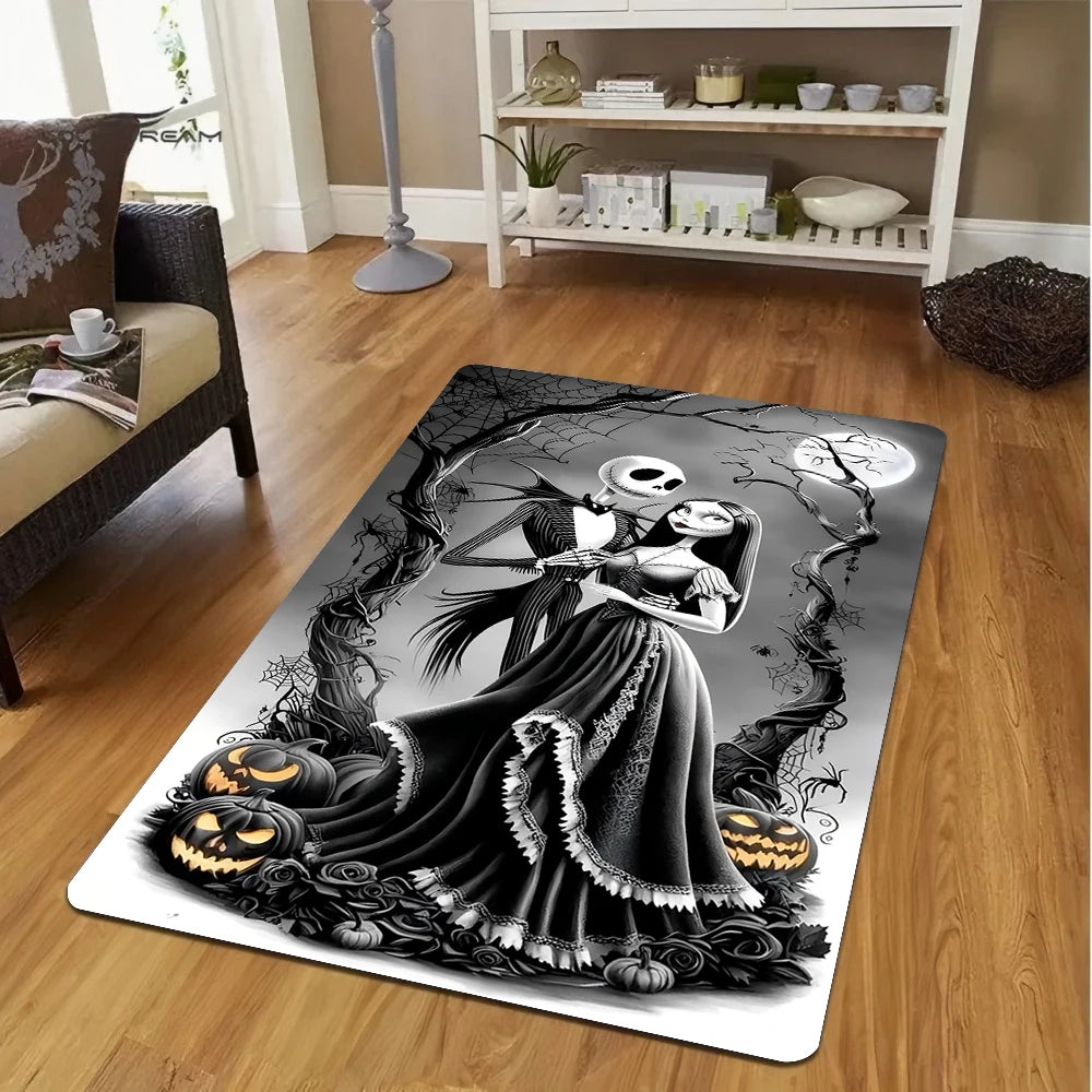 Navak Carpet Daily Picks Disney The Nightmare Before Christmas Jack Skellington Carpets for Girl Room Floor Mat Home Decor Non-Slip Rug Doormat