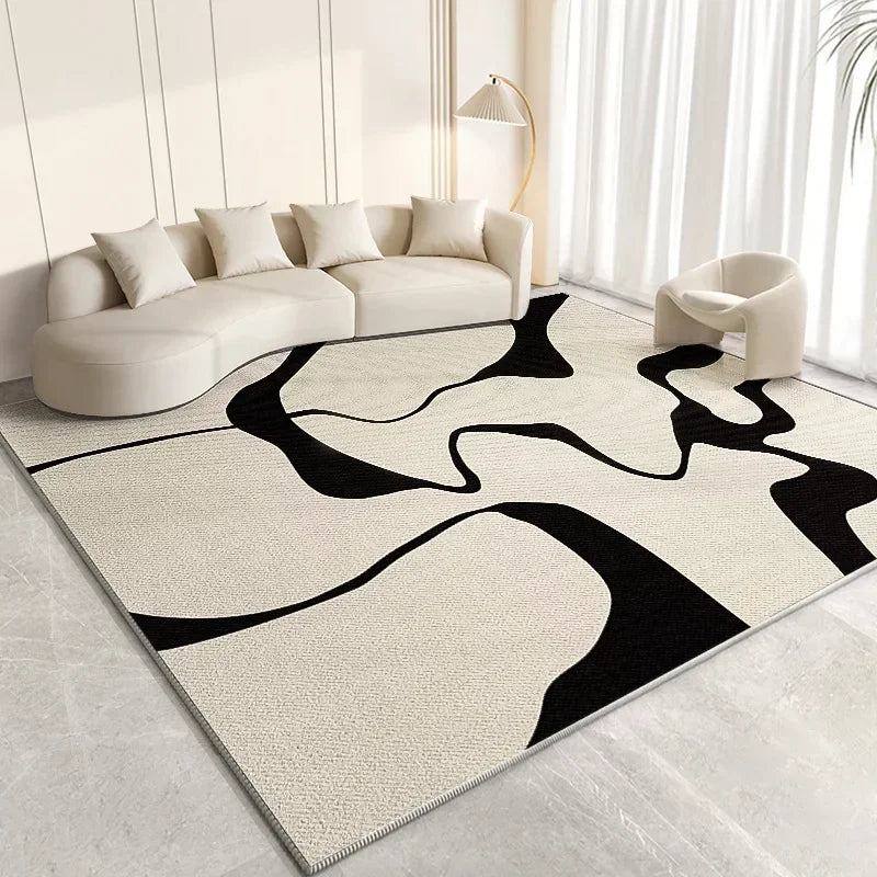Navak Carpet Exclusive Picks Creme Style Bedroom Carpet Simply Bed Table Cushion Rug Light Luxury Living Room Full Sofa Coffee Home Decoration