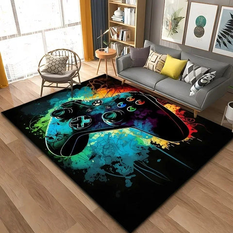 Navak Carpet 3D Game Controller Carpet Anime Carpet Living Room Decoration Rugs for Bedroom Carpets for Super Sized Gaming Carpet