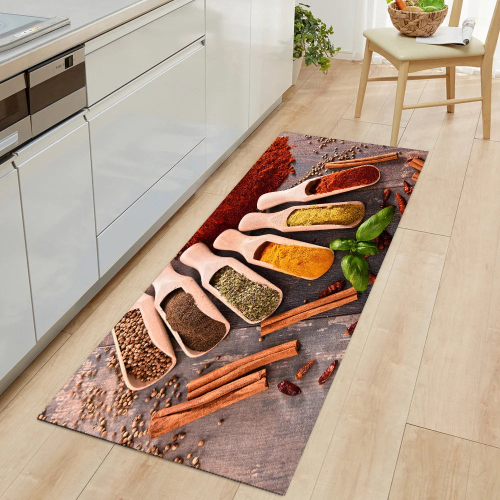 Navak Carpet Modern Kitchen Mat Home Entrance Doormat Hallway Bedroom Living Room Decoration Floor Carpet Balcony Bathroom Anti-Slip Long Rug