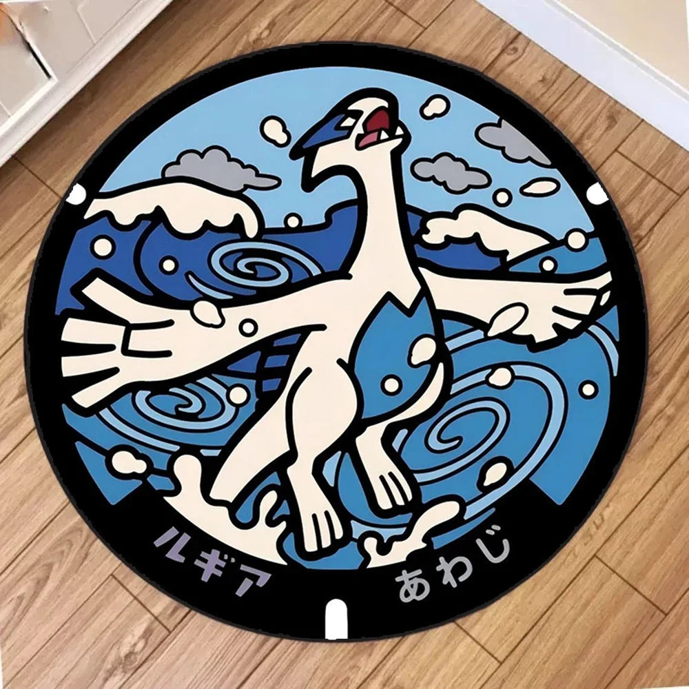Navak Carpet NEW Daily Picks Kawaii Pokemon Rug for Living Room Decor Lounge Balcony Sofa Mat Bedroom Soft Rug Swivel Chair Mat Kids Gift