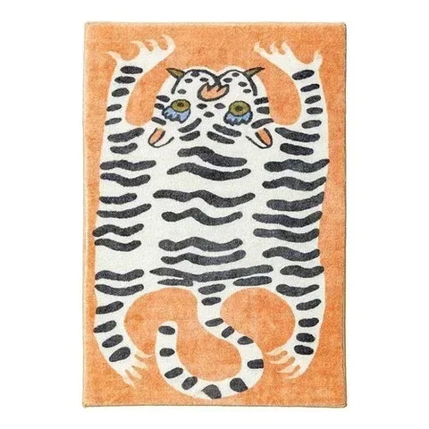 Navak Carpet Carpet for Living Room Tiger Leopard Print Plush Bedroom Bedside Mats Home Decoration Cartoon Fluffy Rugs Ковер Tapis Tapete 러그
